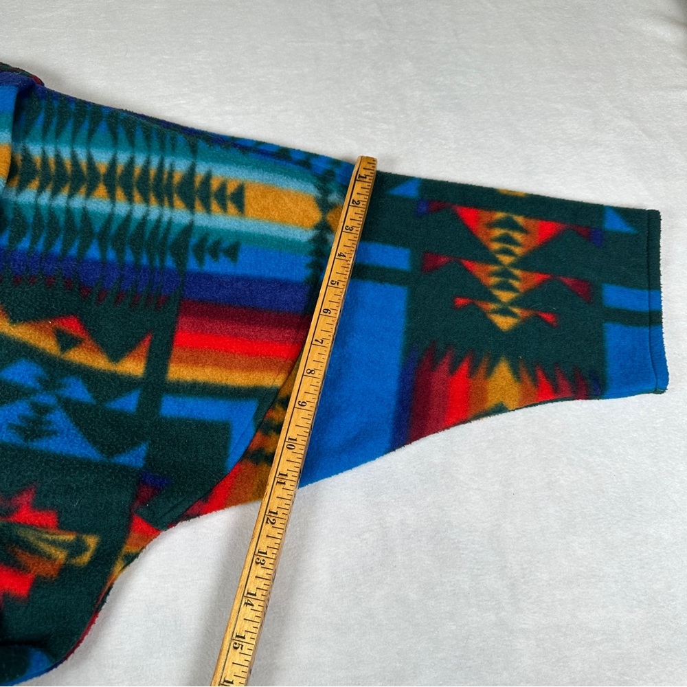 Native American Patterned Jacket Fleece Colorful … - image 3